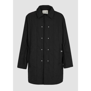 1017 ALYX 9SM Men's Large Black Quilted Knee-Length Jacket Coat Relaxed - New